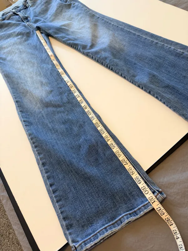 Judy Blue Boot Cut medium wash jeans, 10" rise, size 30 (11) - Image 6
