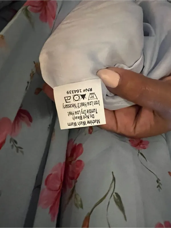 Petal & Pup Light Blue Floral Maxi Dress with‎ Pink Blooms Size 8 NWT - Image 13