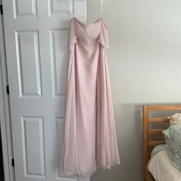 Azazie Sue Dress in Blushing Pink (Size A8) - Image 4