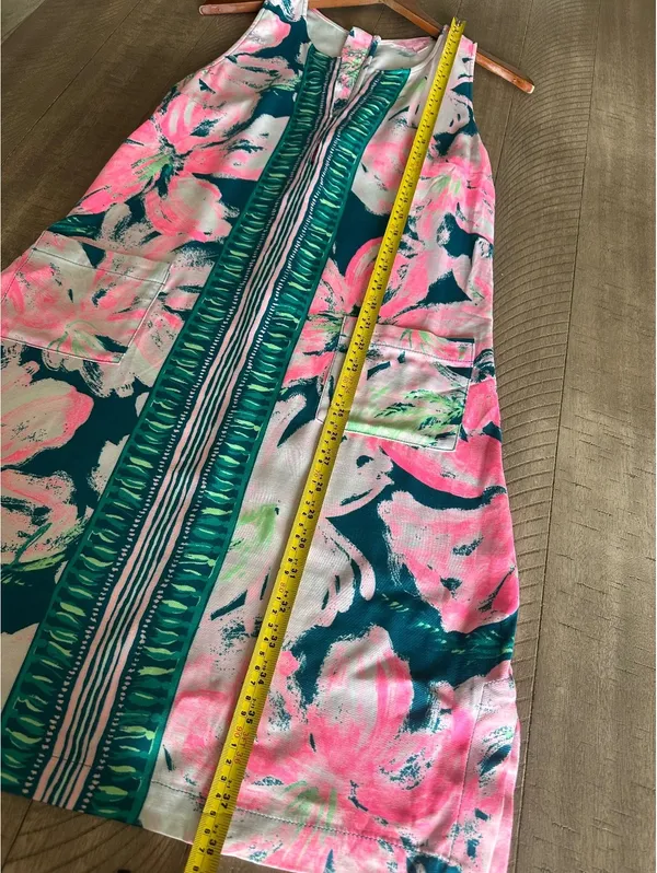 Lilly Pulitzer Carlotta Shift Dress in Tidal Wave Pans Garden Women’s size 4 - Image 11