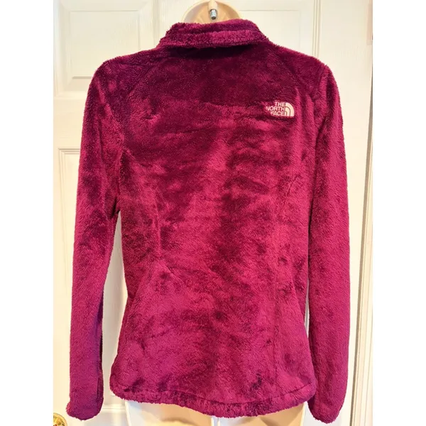The North Face Womens Osito Fleece Jacket Magenta Pink S Full Zip C782 Gorpcore‎ - Image 2