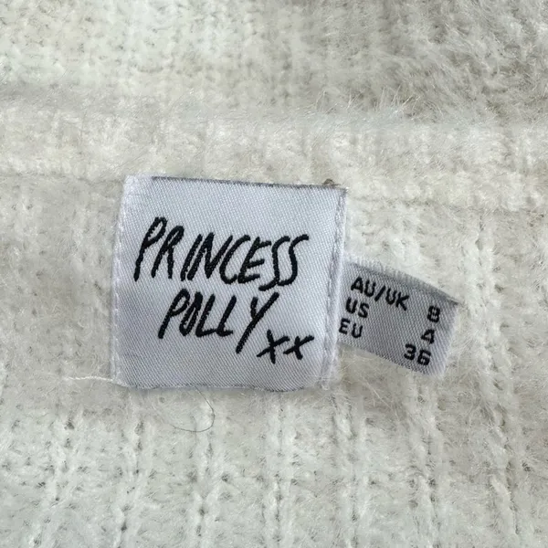 Princess Polly The Henrik Cropped Sweater Fuzzy Women’s 4 - Image 4
