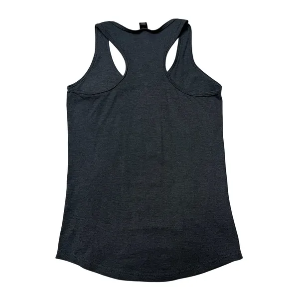 Big Bear Lake California Floral Bear Graphic Racerback Tank Small - Image 3