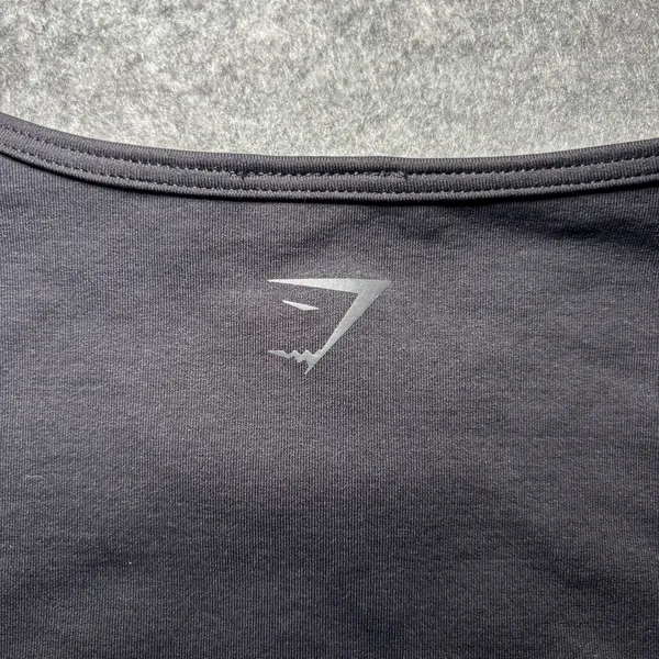 Gymshark Women's S Black Crop Top Athletic Performance Athleisure - Image 5