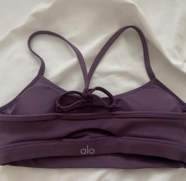 Alo Plum Kiss Airlift Intrigue Bra - Image 2