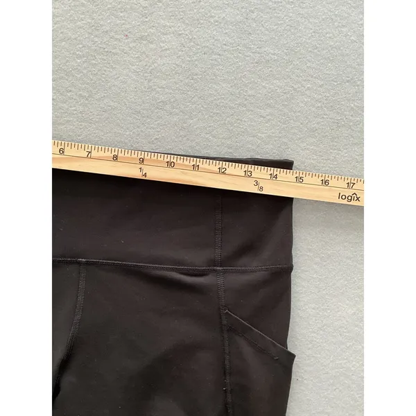 Old Navy Active Elevate Leggings Large Tall Good Black High Waisted Pockets - Image 3