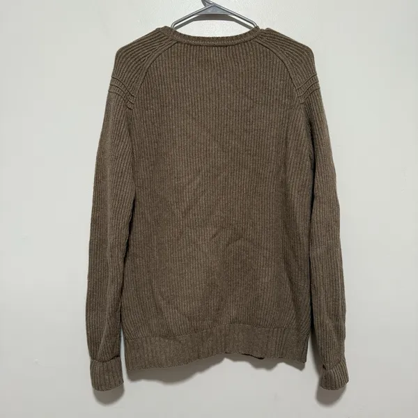 Barbour Lambswool Juno Mocha Brown‎ Sweater Size 10 - Image 6