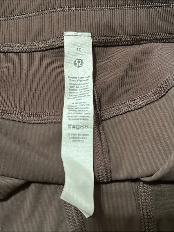 Lululemon Women’s Size 10 Chocolate Brown Dance Studio Bungee Bottom Pants - Image 8