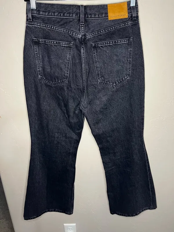 Denim Forum Aritzia Black The Marlene 60’s‎ High Rise Flare Jeans - Image 8