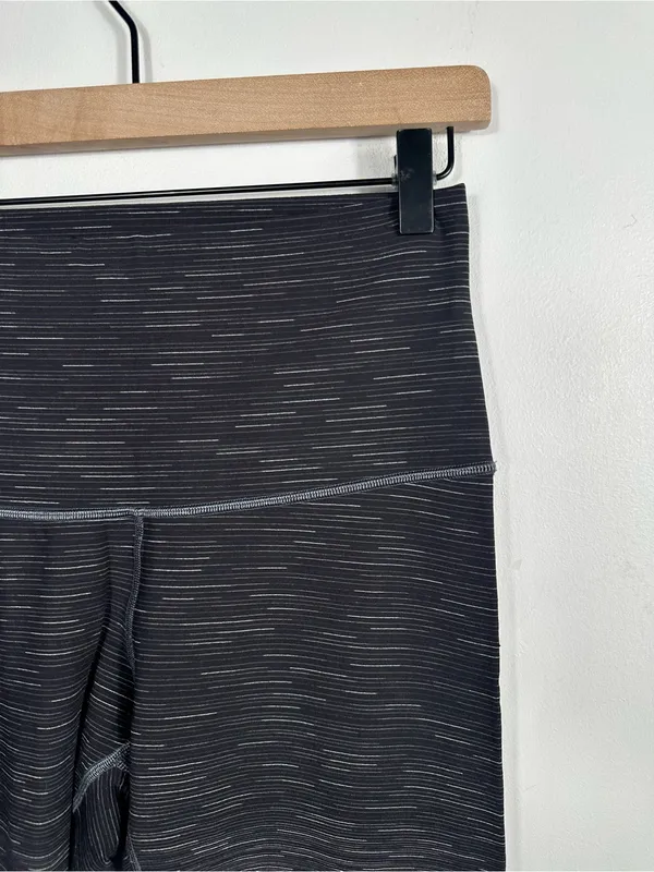 Lululemon Wunder Under Hi Rise Ombre Melange Leggings 12 Black‎ Deep Coal - Image 7