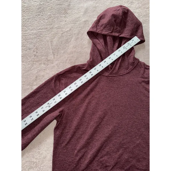 Lululemon Sweater Womens Red Lead The Pack Hoodie Rulu Fabric Run size 4 - Image 6