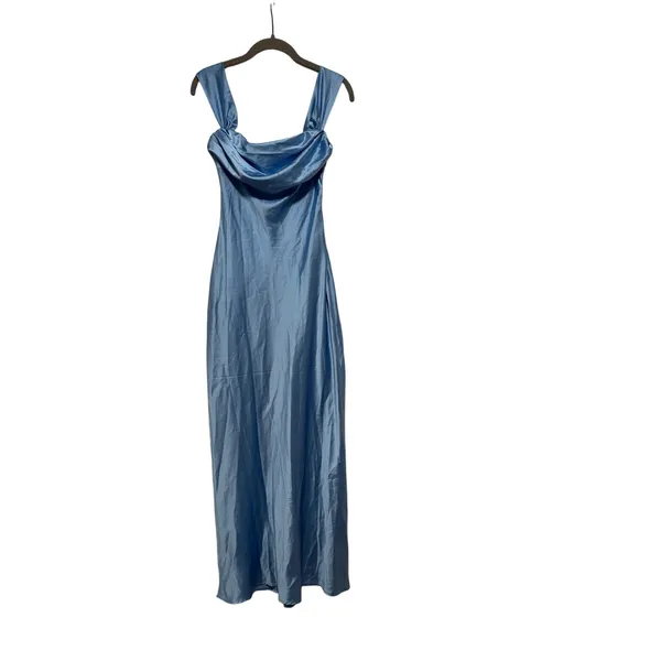 Beginning Boutique Ella Light Blue Off Shoulder Dress S - Image 2