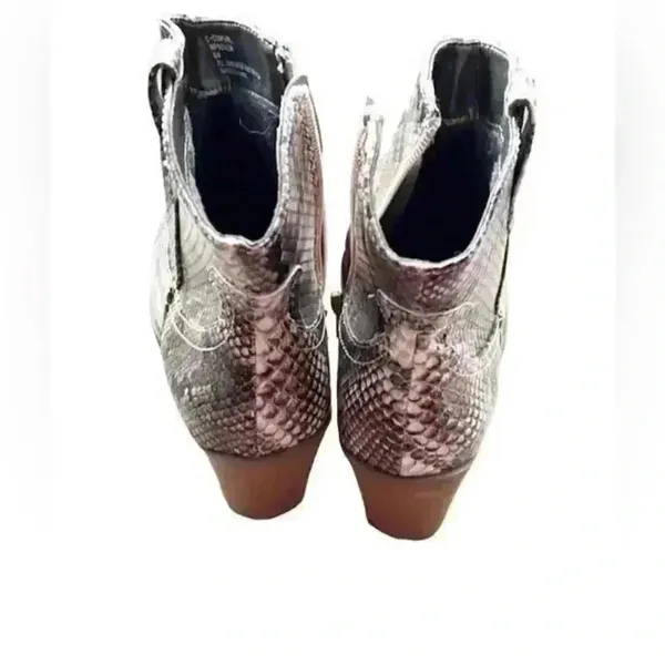 Crochet‎ Snakeskin Cowgirl booties - Image 2
