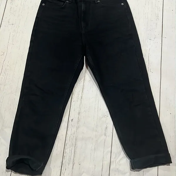 Zara black womens denim jeans - Image 2