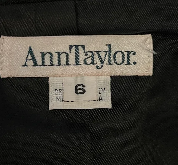 Ann Taylor Blazer Womens 6 Wool Formal Career Jacket Made in USA Classic Pockets - Image 5