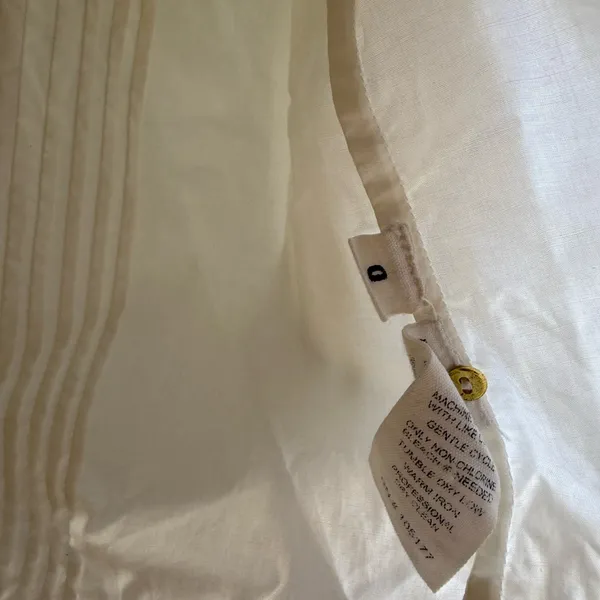 Ulla Johnson White Eyelet Lace Blouse sz 0 - Image 8
