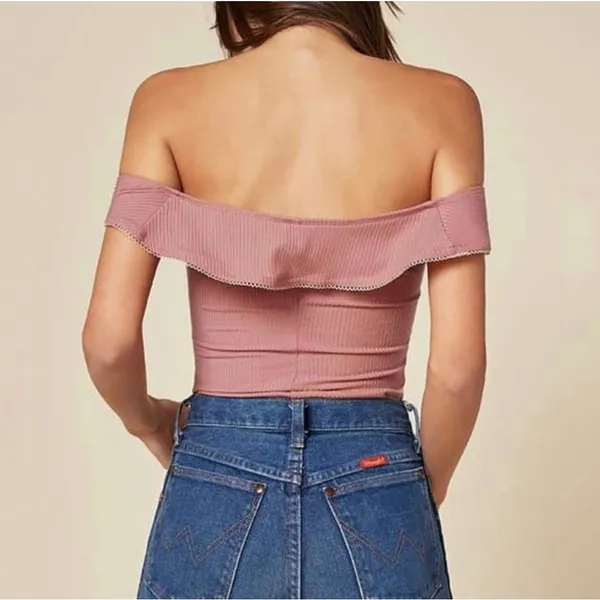 Reformation pink bodysuit NWT - Image 4