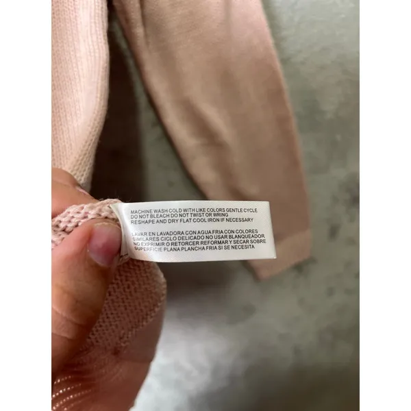 Soft Girl Blush Pink Knit Cardigan Button‎ Front Cottagecore Coquette Kawaii NEW - Image 9