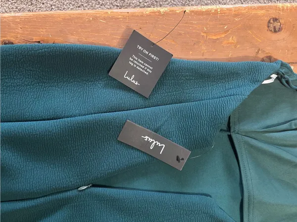 Lulus Paulina Forest Green Bodycon Midi Dress Forest Green NWT - Image 6