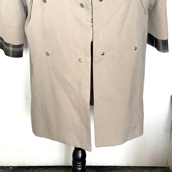 One Nine Eight Six 1986 Womens Trench Coat Sz XL Jacket Minimalist Winter Fall - Image 8