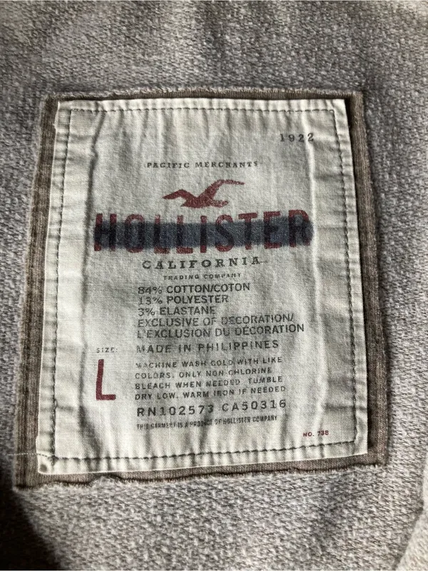 2000s Hollister Zip-Up Hoodie - Image 4