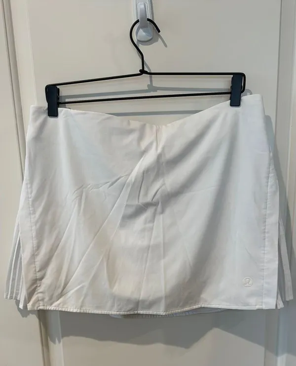 Lululemon Tennis Skirt White - Image 2
