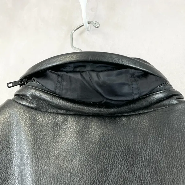 Vintage Wilsons Leather Jacket Mens Large Lined Heavyweight‎ Outdoor Grunge Goth - Image 8