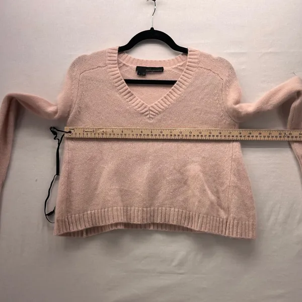 360‎ Cashmere Crop Sweater Pink Small - Image 10