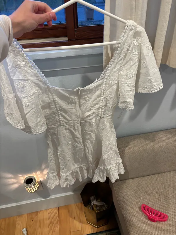 White Showpo Mini Dress - Image 4
