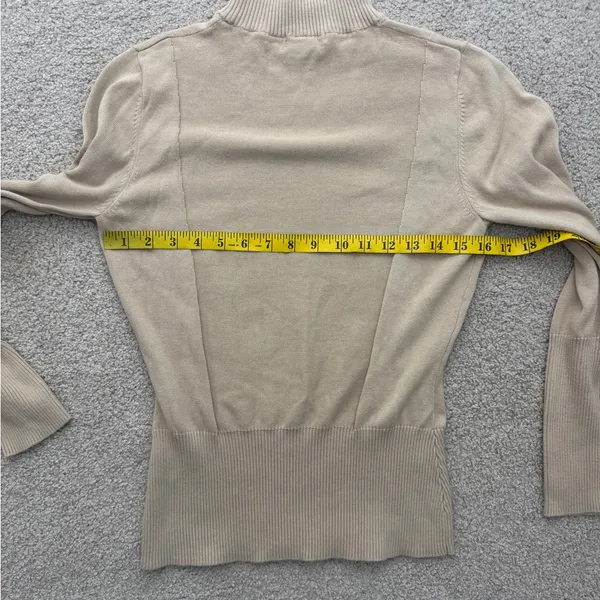 Westbound Light Tan Ribbed Sweater - Image 4