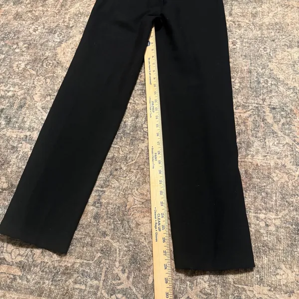 Babaton Aritzia Black Command Straight Leg Dress Pants Trousers Size 0 - Image 5