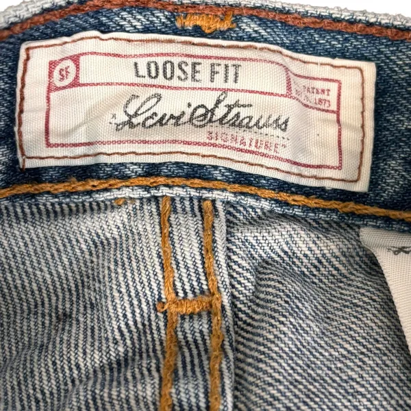 Levi Strauss Signature Loose Fit Jeans 26 Inch Waist Medium Wash Wide Leg Y2K - Image 8