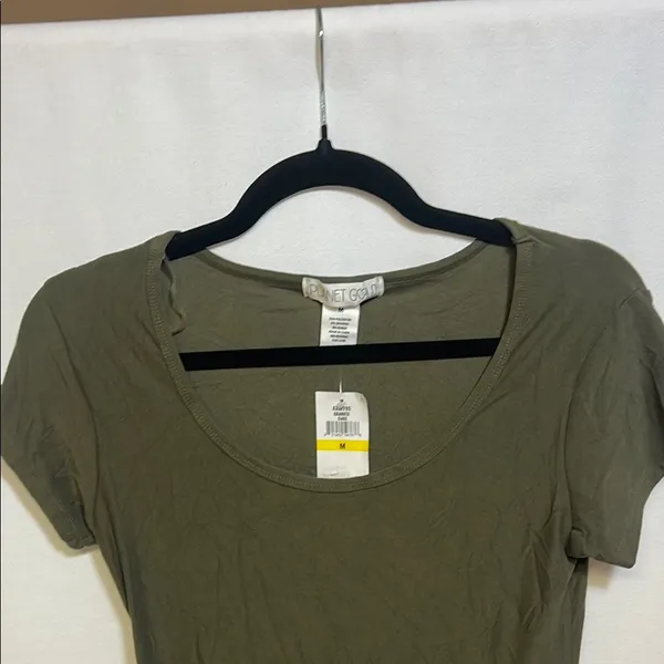 Planet Gold Short Sleeve Dress - Image 3