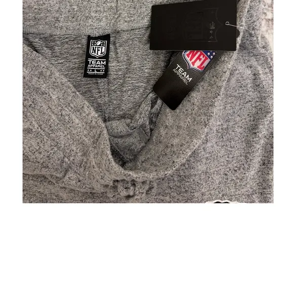 NWT NFL Team Apparel Sweatpants Kansas City Chiefs Gray Casual Joggers Large - Image 3