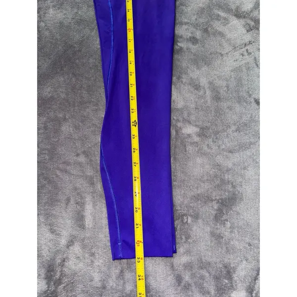 LULULEMON Wunder Under Purple Leggings Yoga‎ Athletic Pants Ankle Size 4 - Image 9