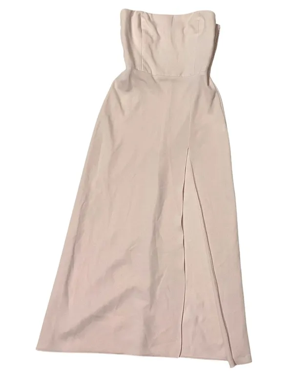 Amanda Uprichard Mandy Midi Dress - Blush - Small - Image 2