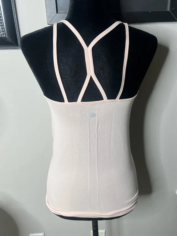 Lululemon swiftly tech strappy‎ tank 6 butter pink - Image 4