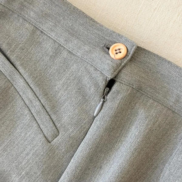 Cache Vintage made in USA High Rise Straight Leg Dress Pants Womens 2 Gray - Image 11