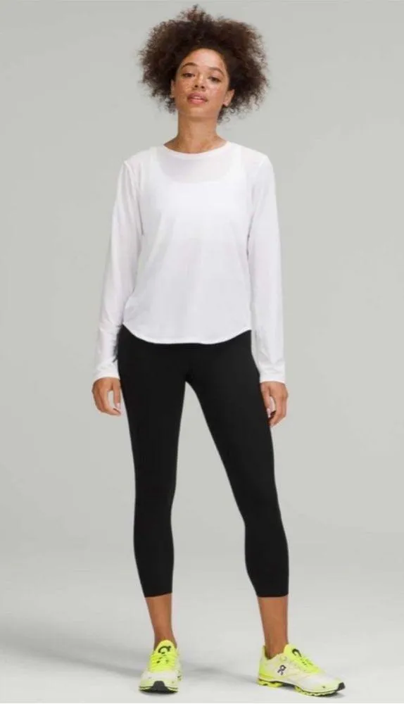 Lululemon Base Pace Crop 23” black size 6 - Image 3