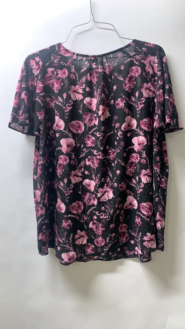 Elle Top Sleeveless floral patterns size large - Image 2