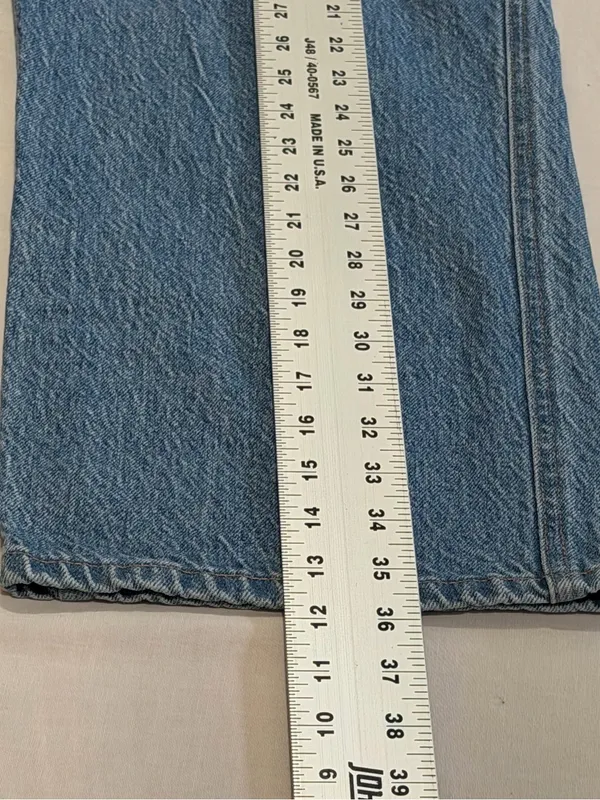 J Crew Slim Wide Leg Crop Jeans Women’s Size 30 Medium Wash Casual - Image 3