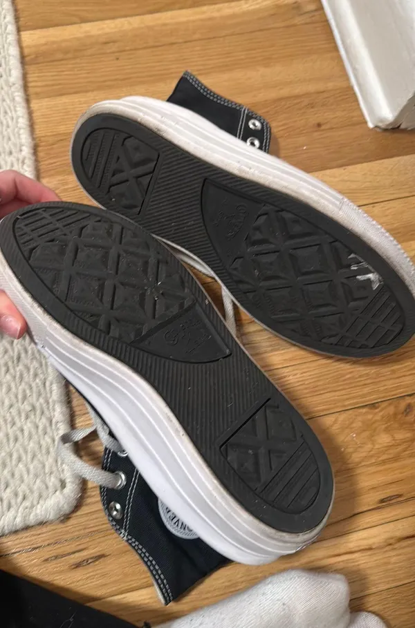 Converse Black Platform High Top - Image 2