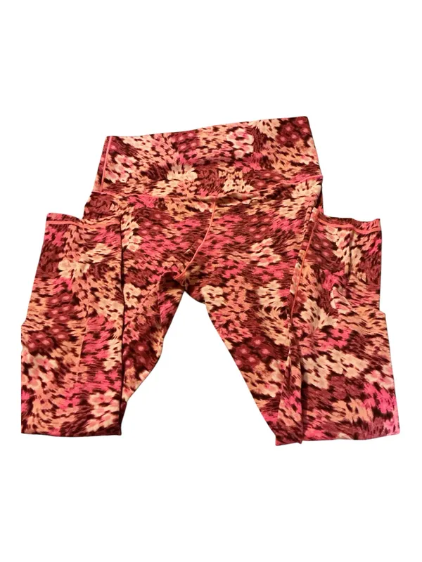 OFFLINE by Aerie Real Me XTRA High Rise 7/8 Leggings Large Pink Abstract NWOT - Image 2