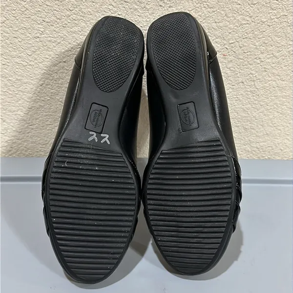 Simply Comfort Life Stride Black Slip On Wedges - Image 8