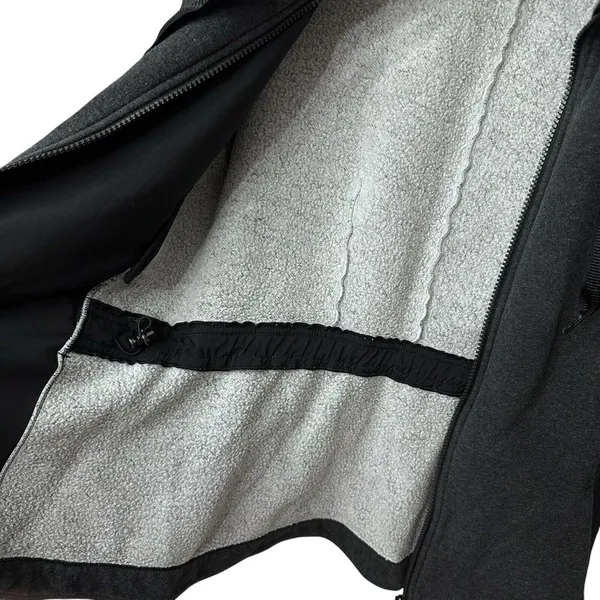 Lululemon Jacket‎ Womens 6 Gray Full Zip Hooded Pockets Cinch Waist Gym - Image 6