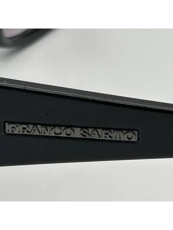 Franco Sarto Black Oversized Sunglasses with Purple Gradient Lenses - Image 5