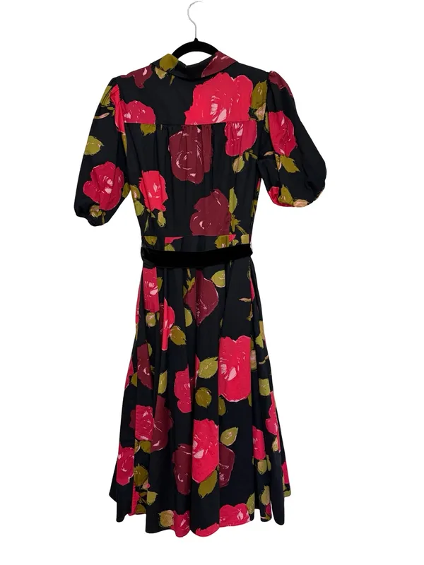 Kate Spade New York Just Rosy Hostess Button Down Shirt Dress - Size 6 - Image 4