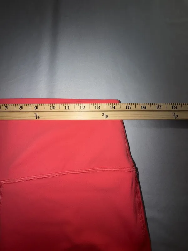 Lululemon Align High-Rise Crop Leggings Women’s Size 12 Pink Coral Yoga Pants - Image 6