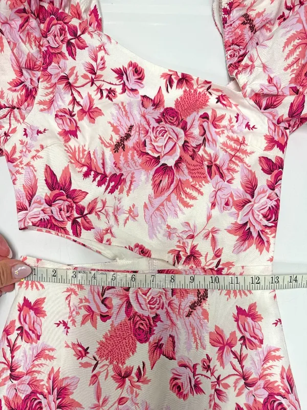 Hello Molly Sweetest Kind Pink Floral Mini Dress - Image 10