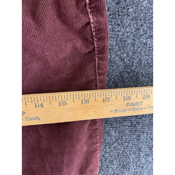 Free People Corduroy Pants Burgundy Wine Skinny Retro Boho Womens Size 28 - Image 5